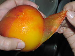 4 - Peeling a peach