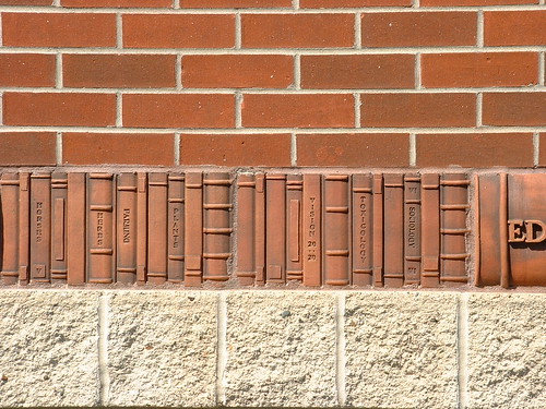 Iowa rest stop; bricks