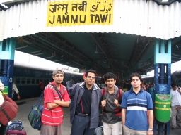 In Jammu Tawi station